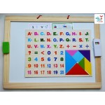 Tabla cu 2 parti si tangram